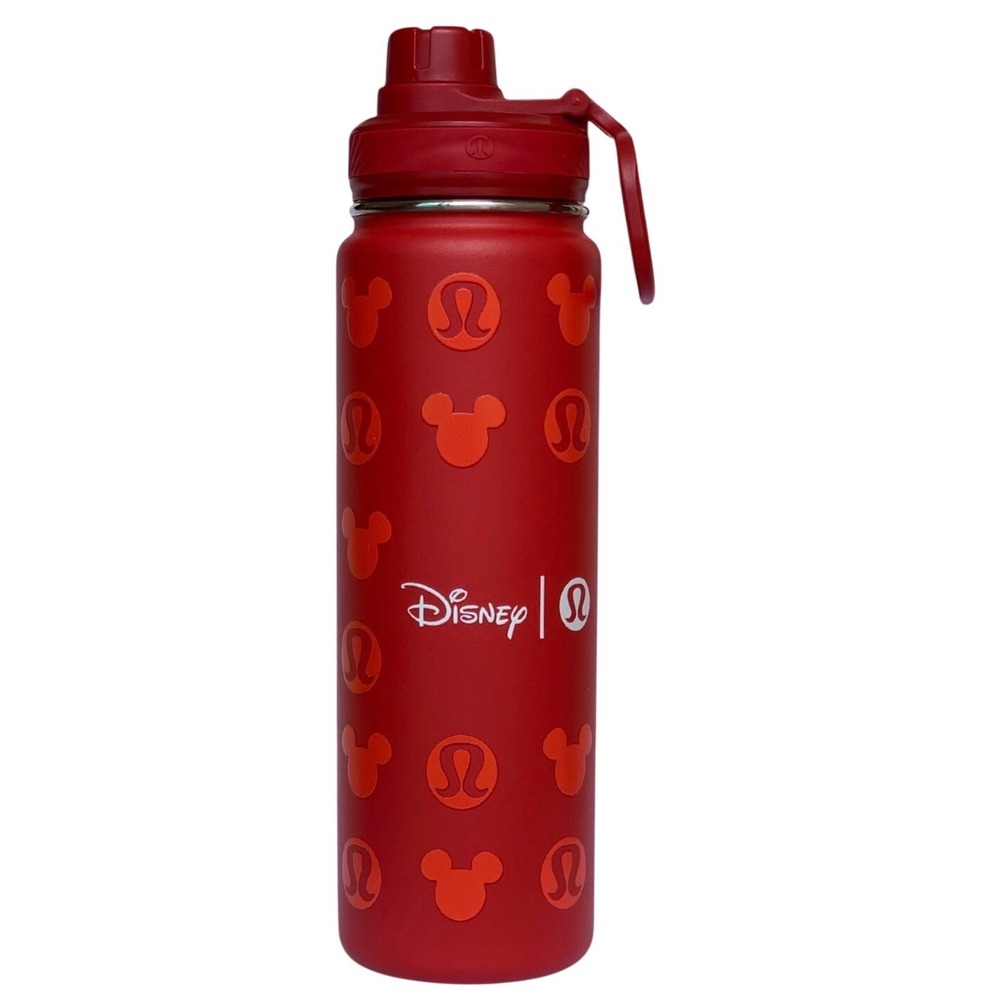 Disney x lululemon Back to Life Sport Bottle Red 24oz Mickey Mouse SOLD OUT NWT